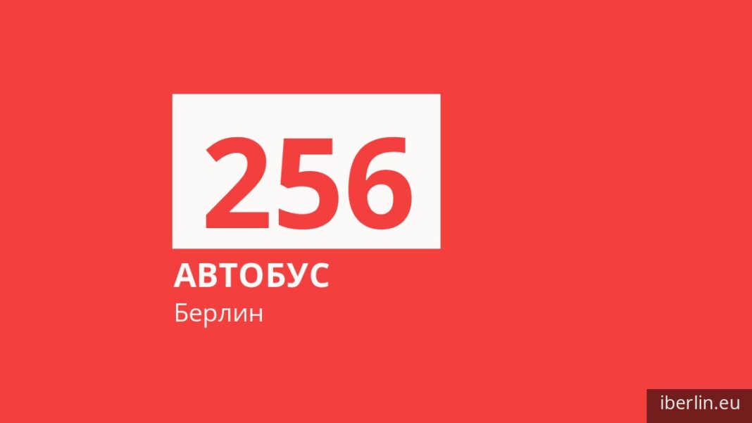 Автобус 256 в Берлине