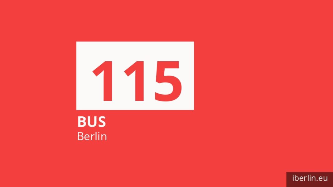 Bus 115 in Berlin