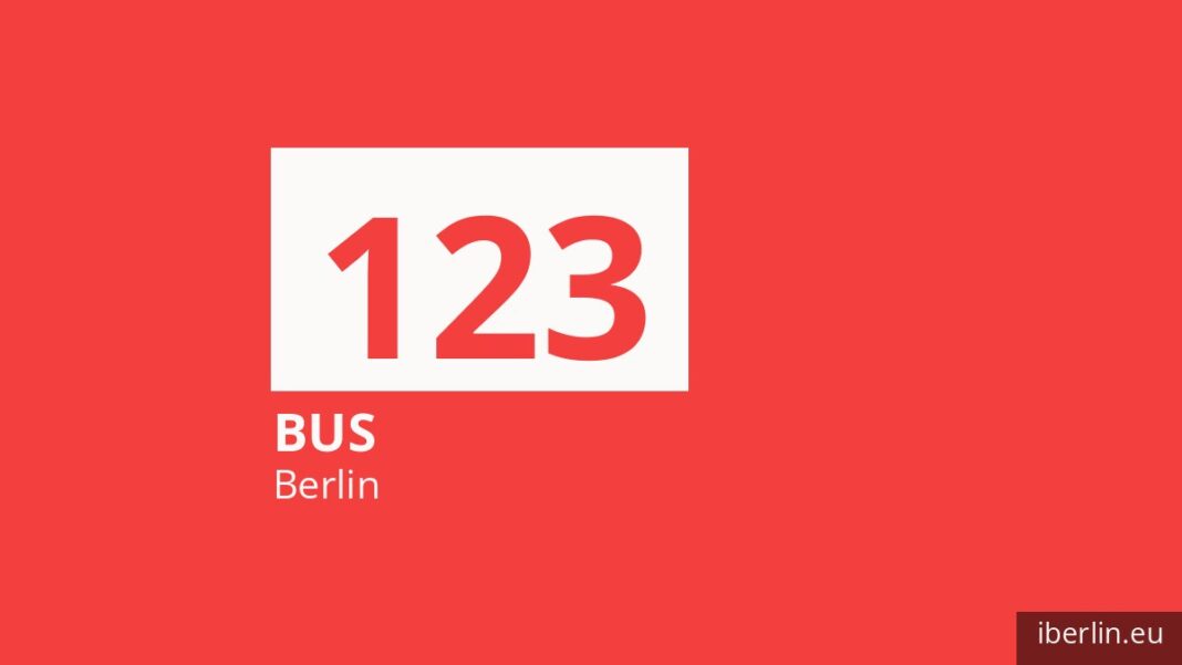 Bus 123 in Berlin