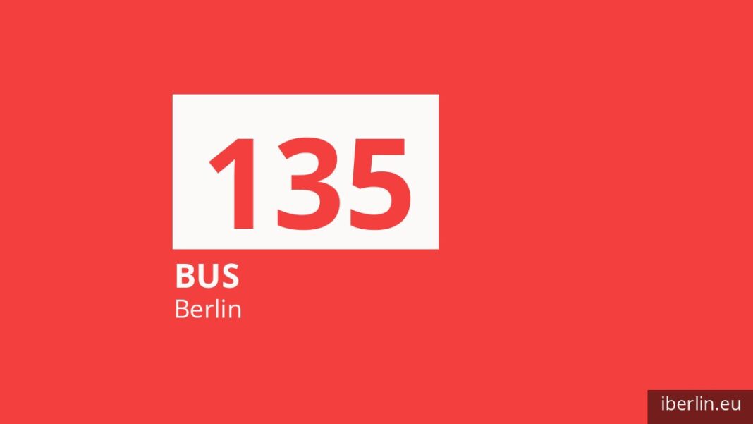 Bus 135 in Berlin