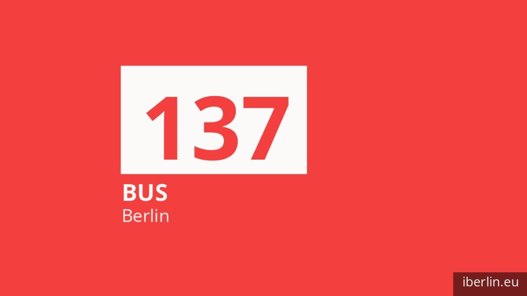 Bus 137 in Berlin