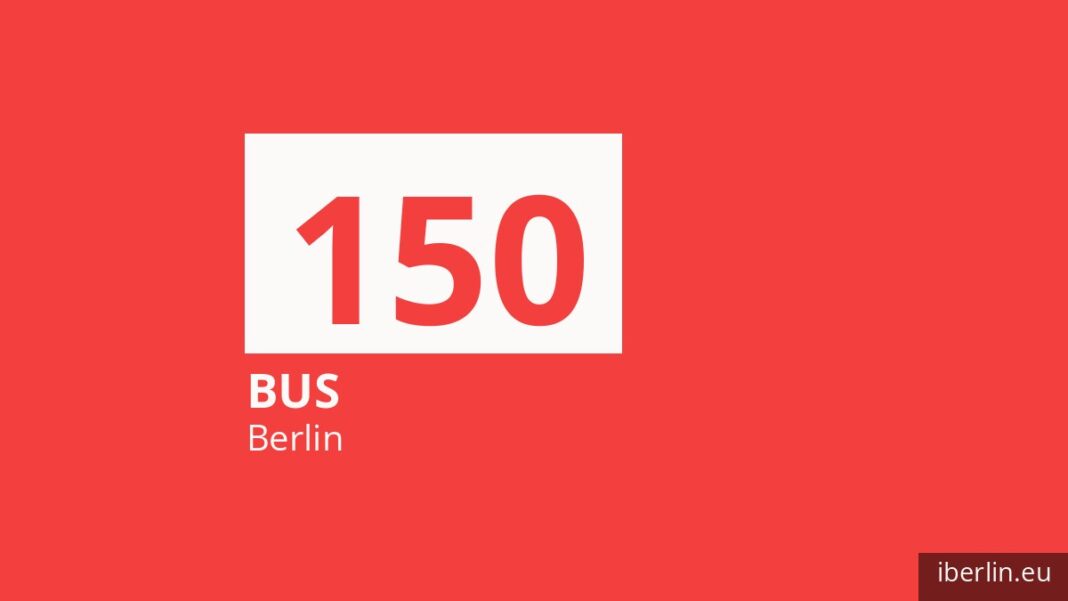 Bus 150 in Berlin