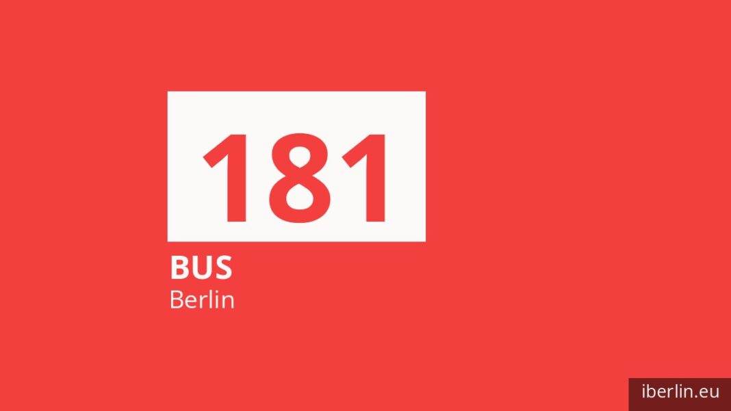 Bus 181 in Berlin