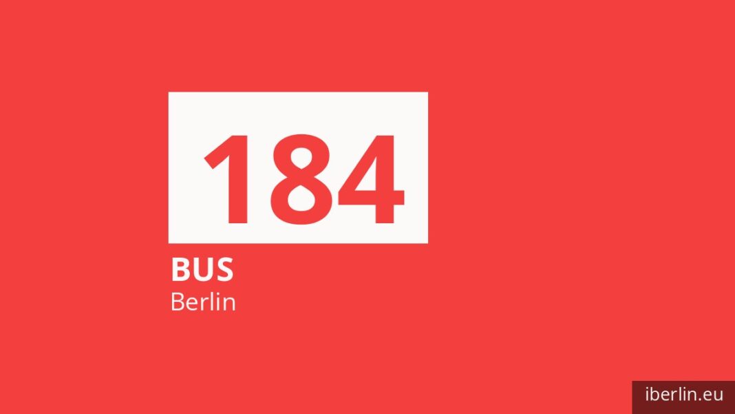 Bus 184 in Berlin