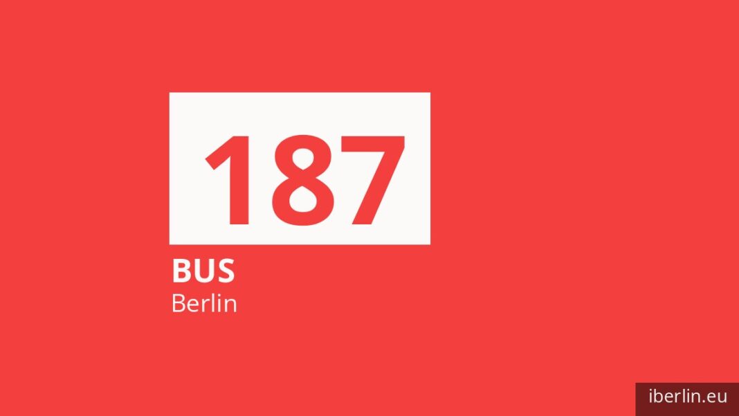 Bus 187 in Berlin
