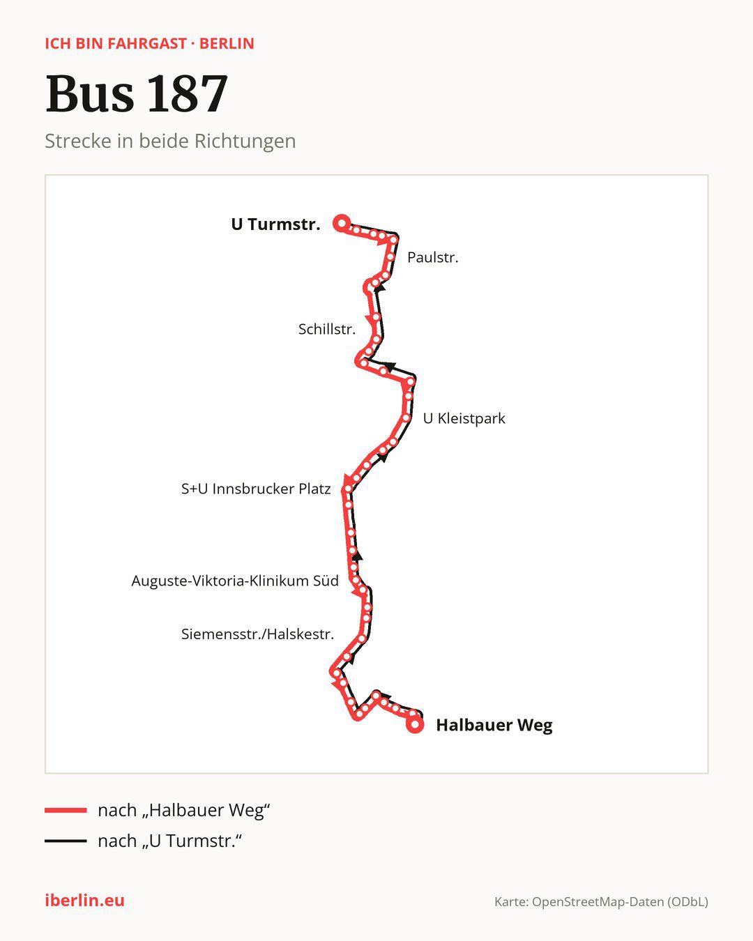 Bus 187 in Berlin