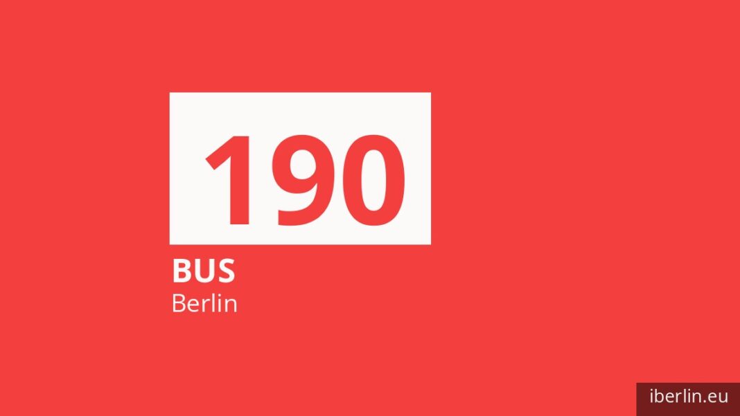 Bus 190 in Berlin