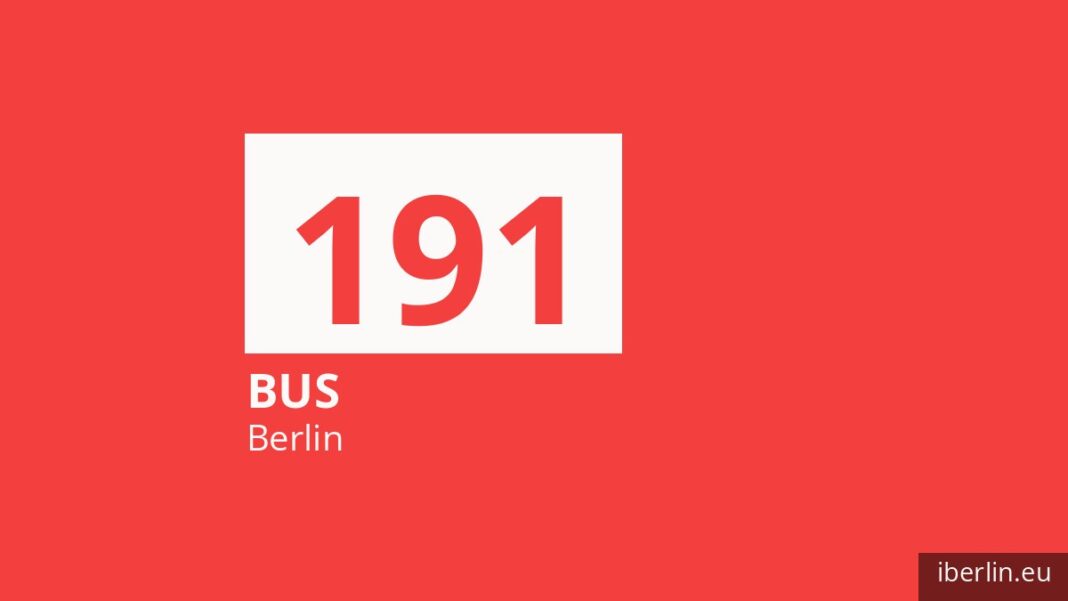 Bus 191 in Berlin