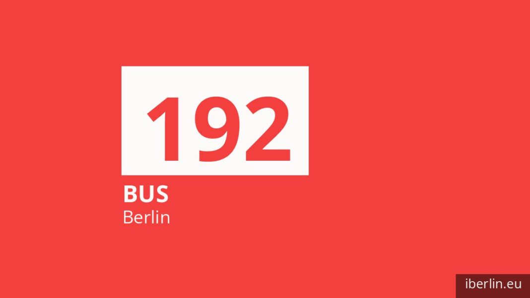 Bus 192 in Berlin