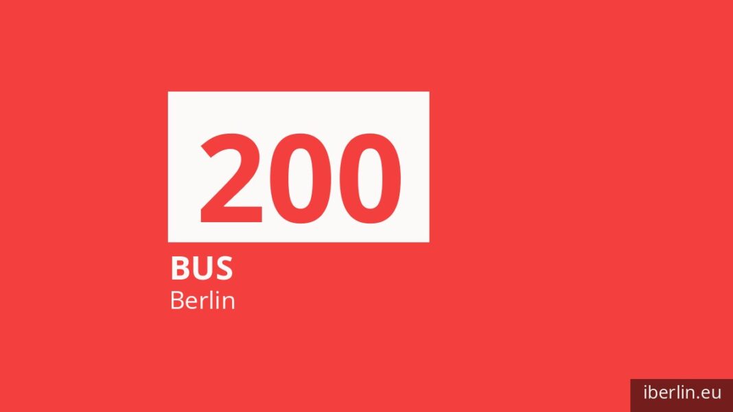 Bus 200 in Berlin