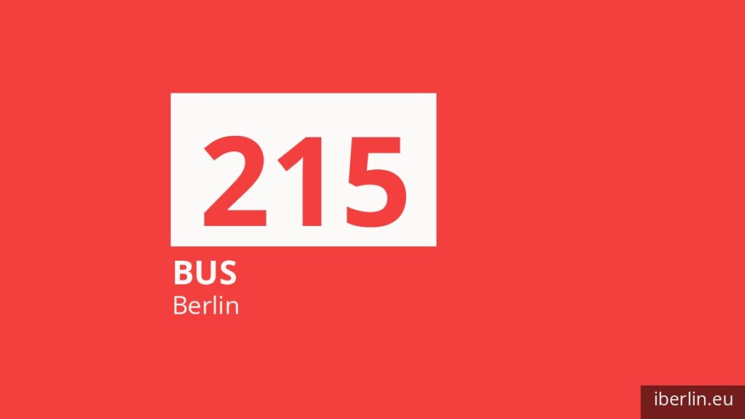 Bus 215 in Berlin