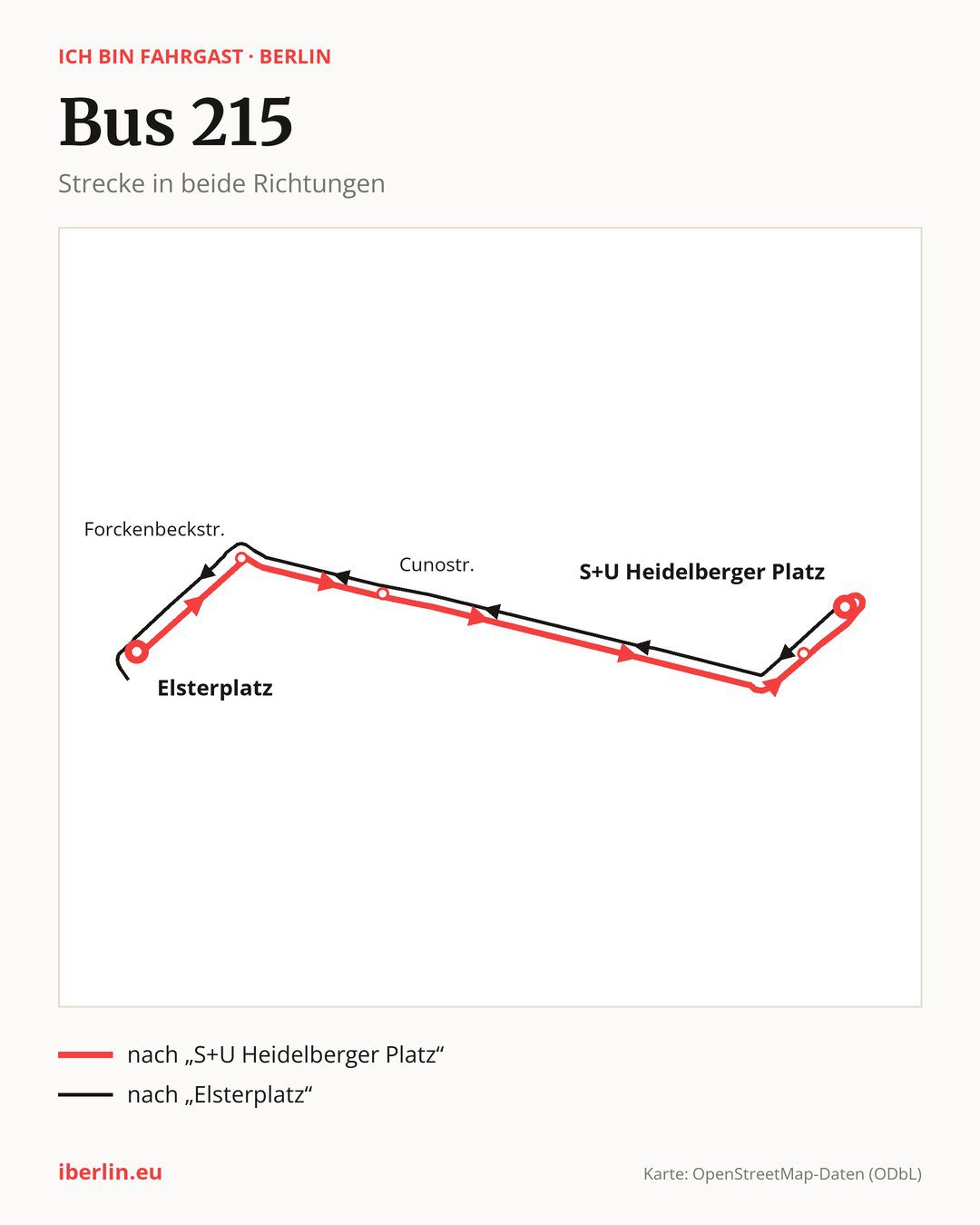 Bus 215 in Berlin