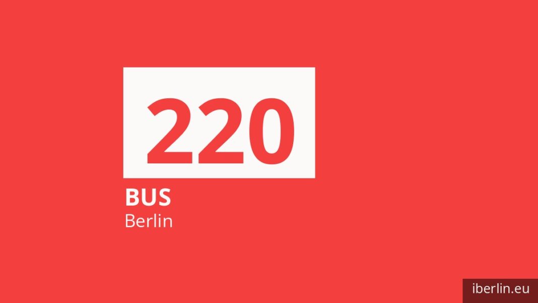 Bus 220 in Berlin