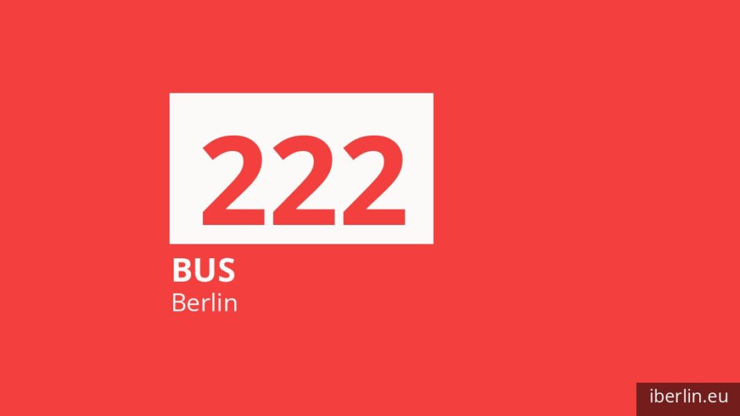 Bus 222 in Berlin
