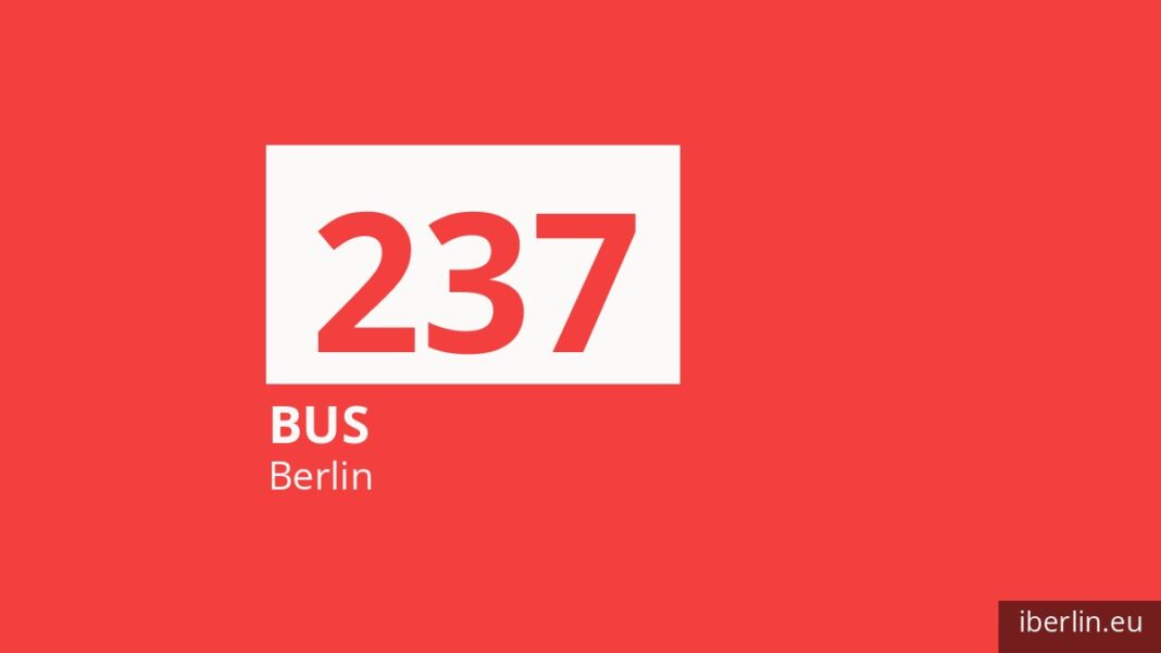 Bus 237 in Berlin