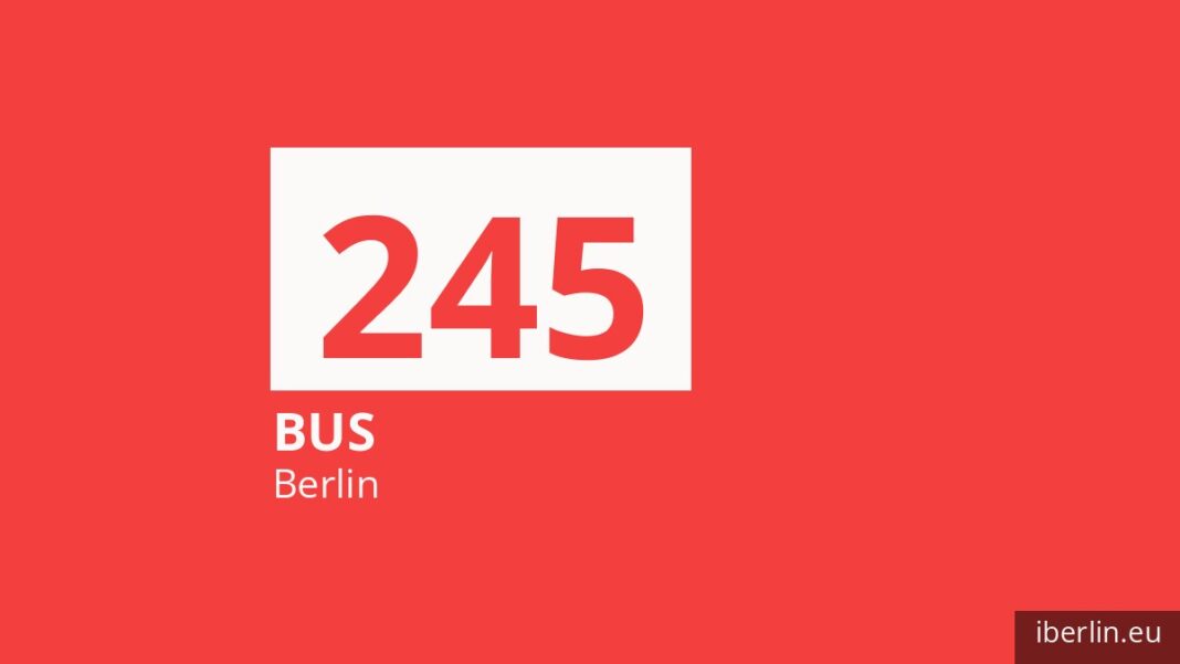 Bus 245 in Berlin