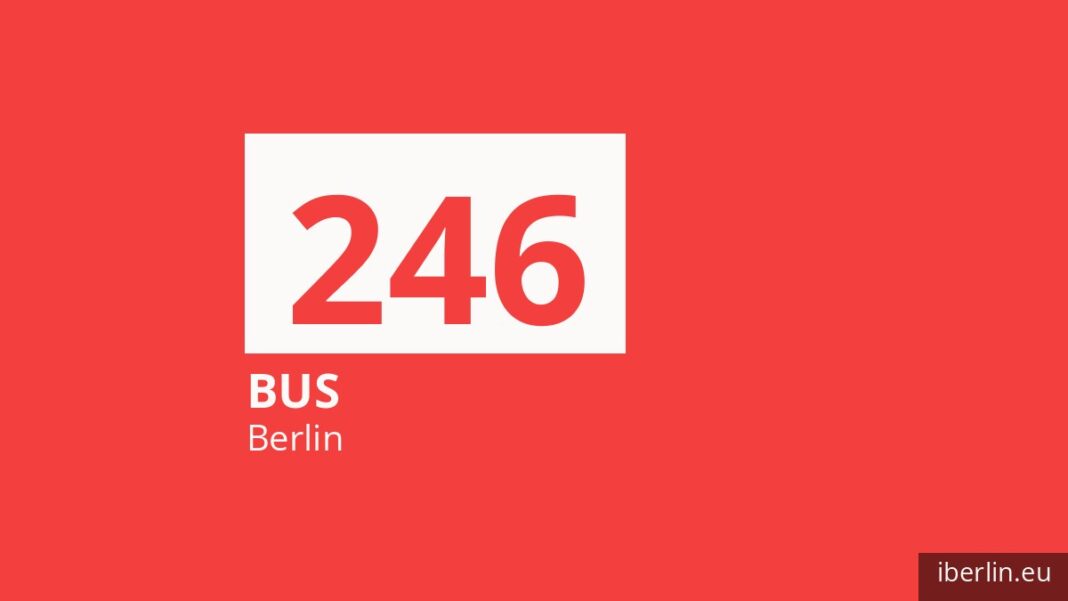 Bus 246 in Berlin