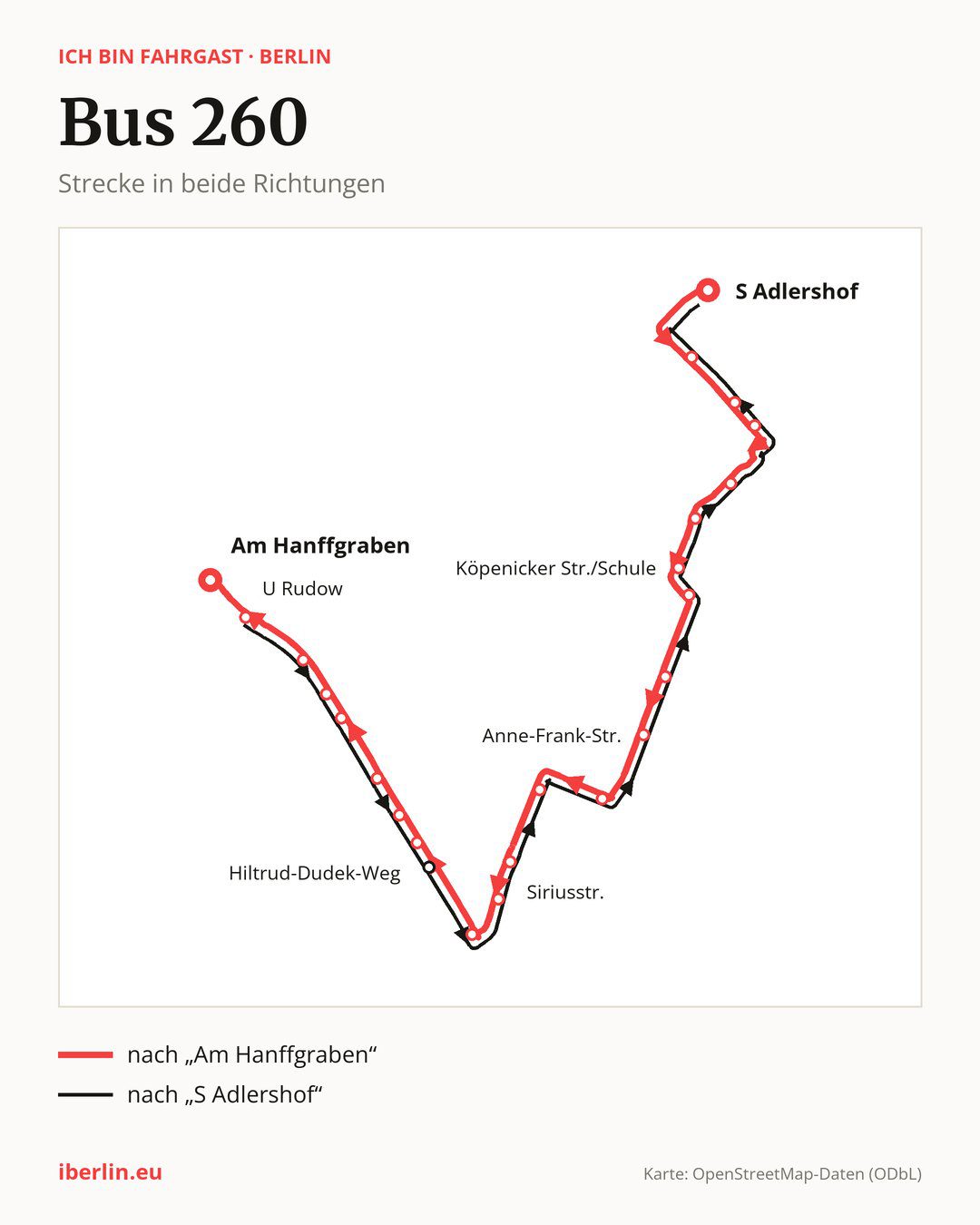 Bus 260 in Berlin