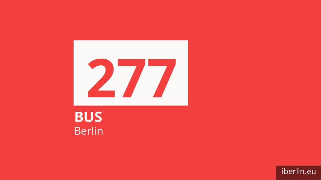 Bus 277 in Berlin