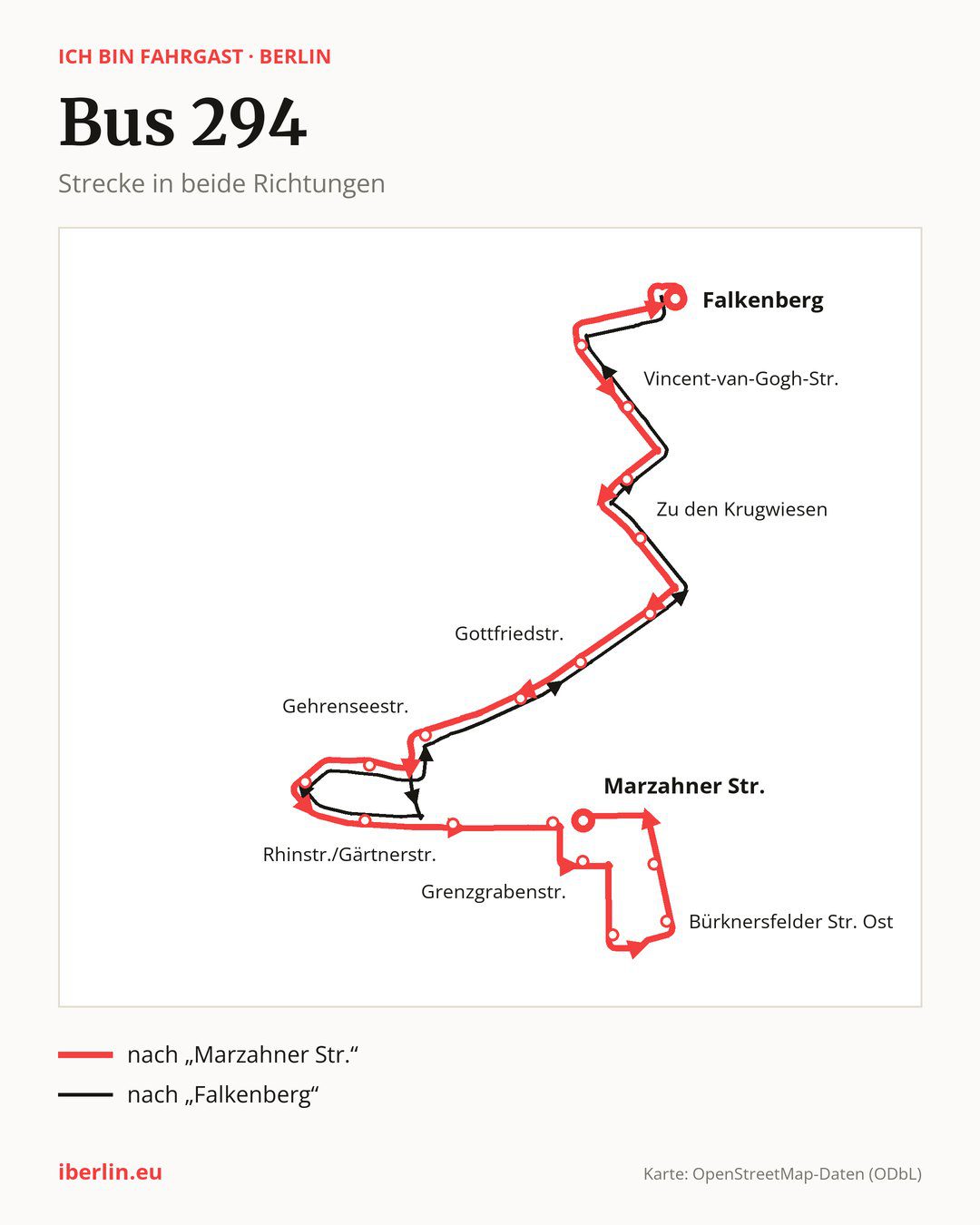 Bus 294 in Berlin