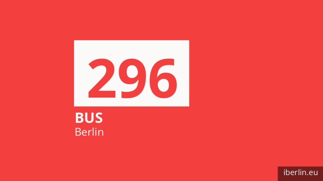 Bus 296 in Berlin