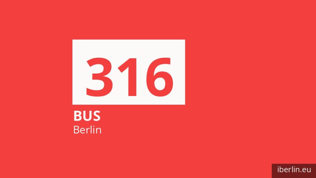 Bus 316 in Berlin