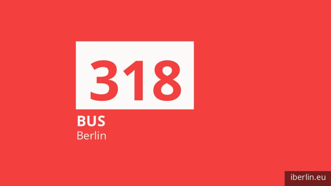 Bus 318 in Berlin