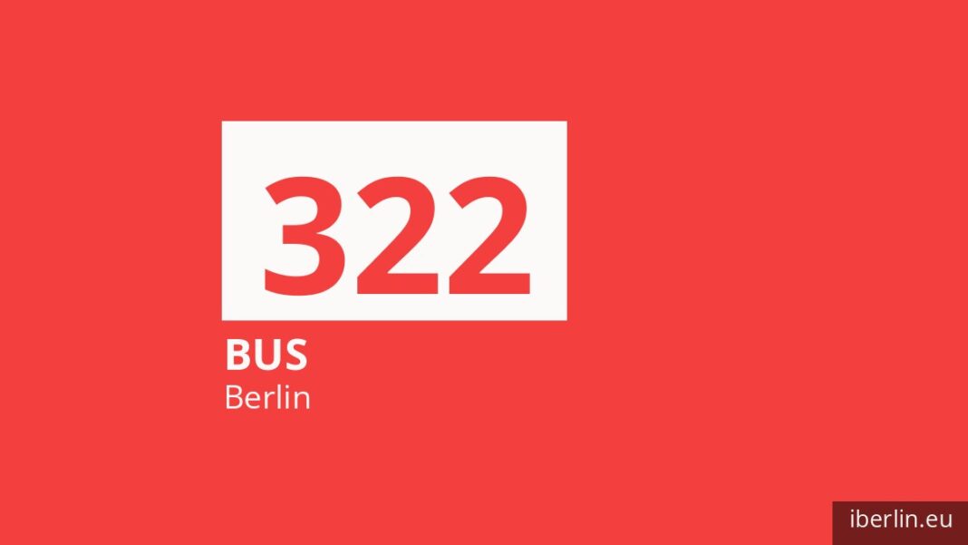Bus 322 in Berlin