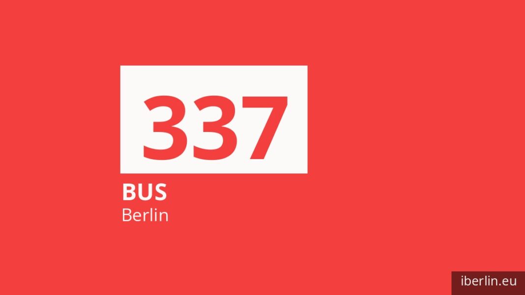 Bus 337 in Berlin