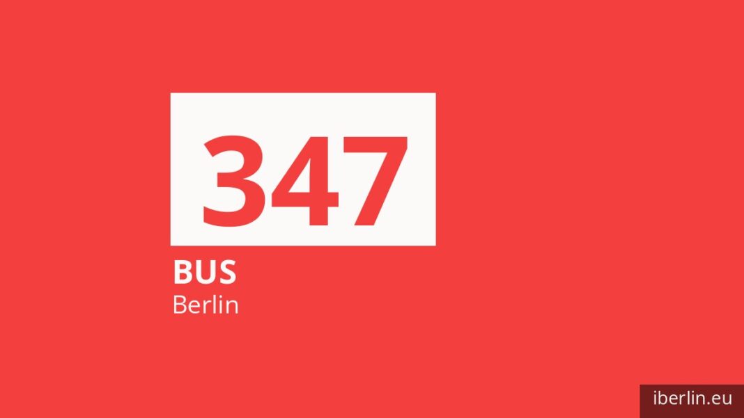 Bus 347 in Berlin