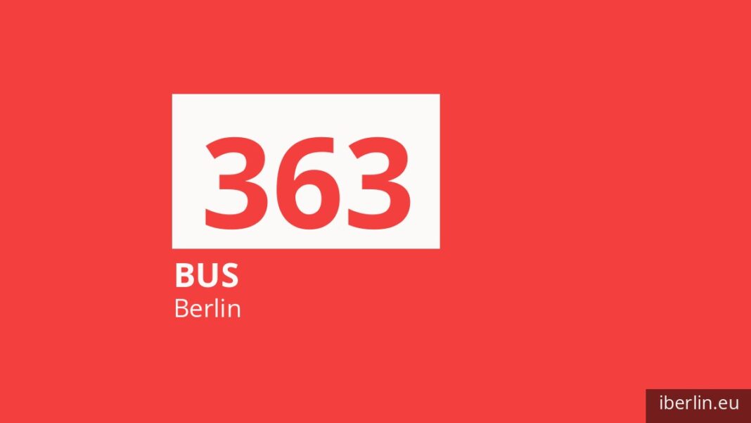 Bus 363 in Berlin