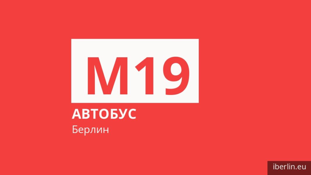 Автобус M19 в Берлине
