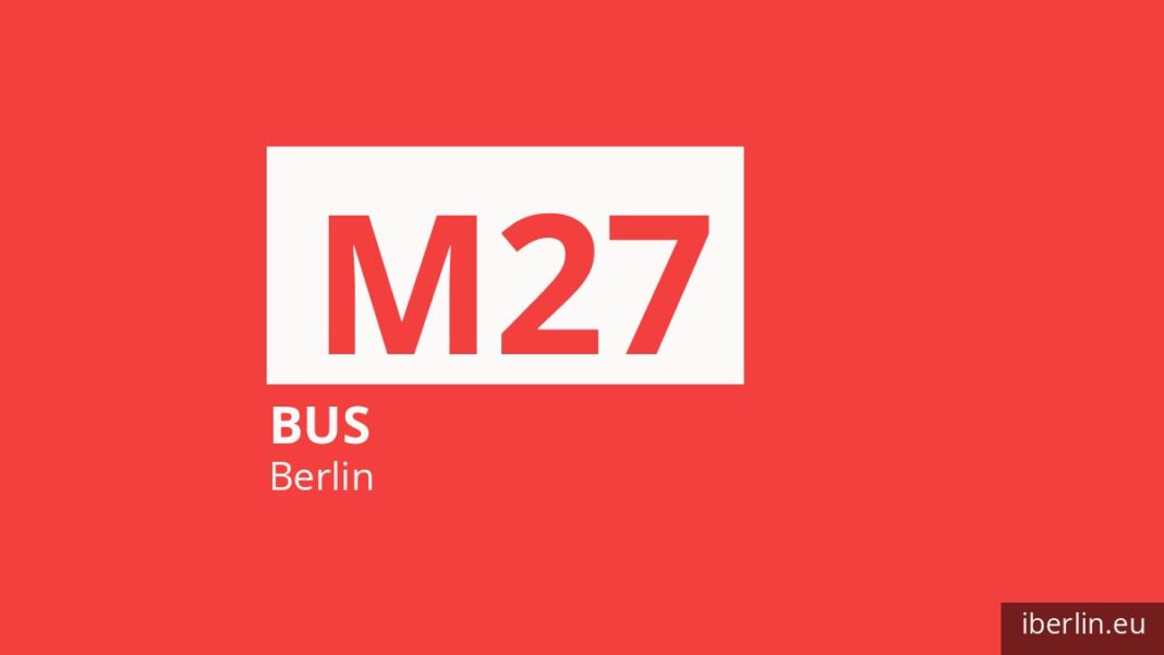 Bus M27 in Berlin
