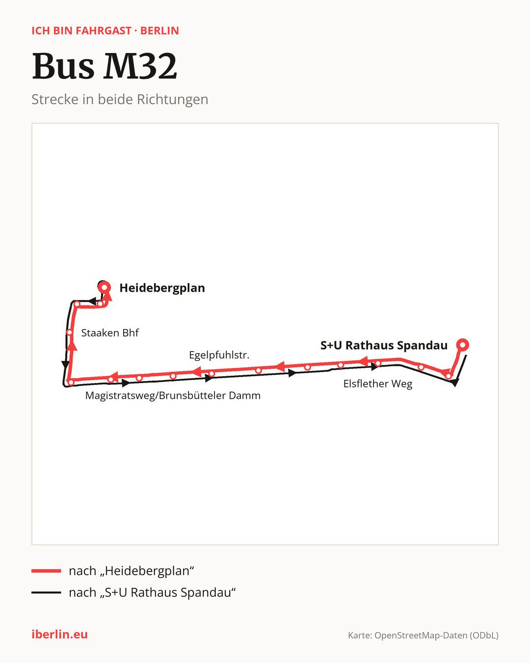 Bus M32 in Berlin