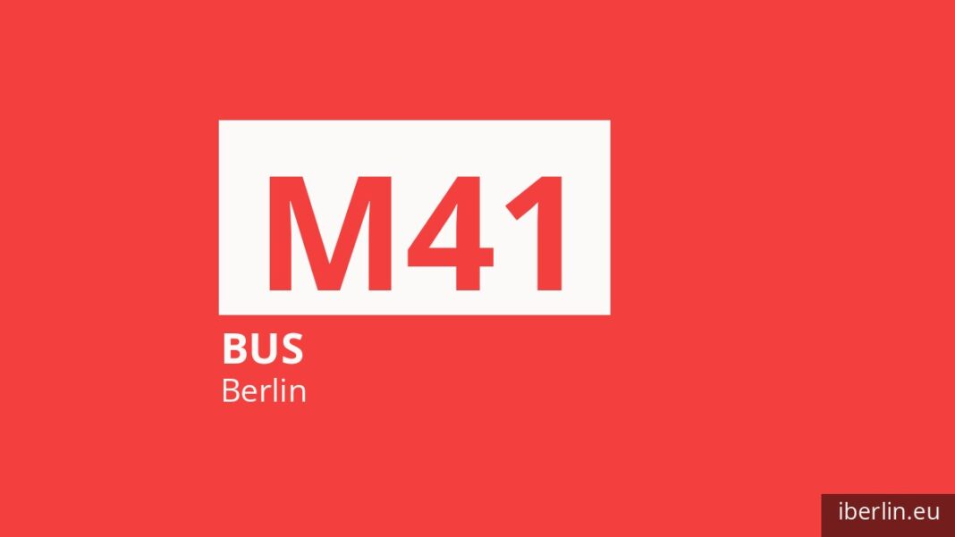 Bus M41 in Berlin