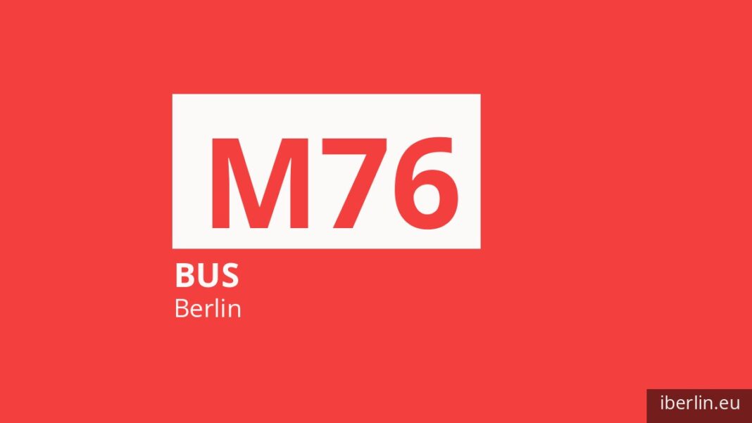 Bus M76 in Berlin