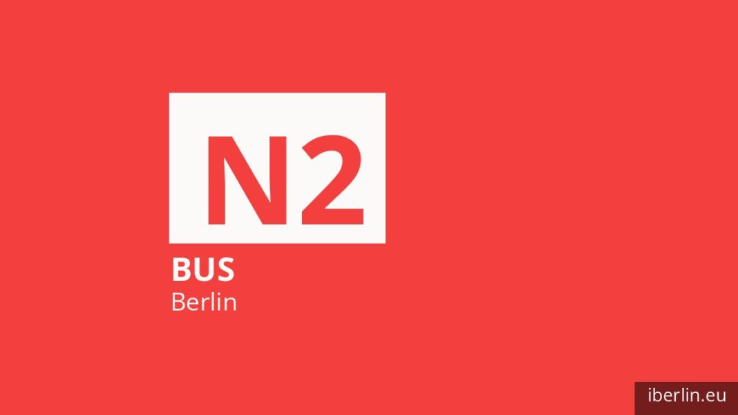 Nachtbus N2 in Berlin