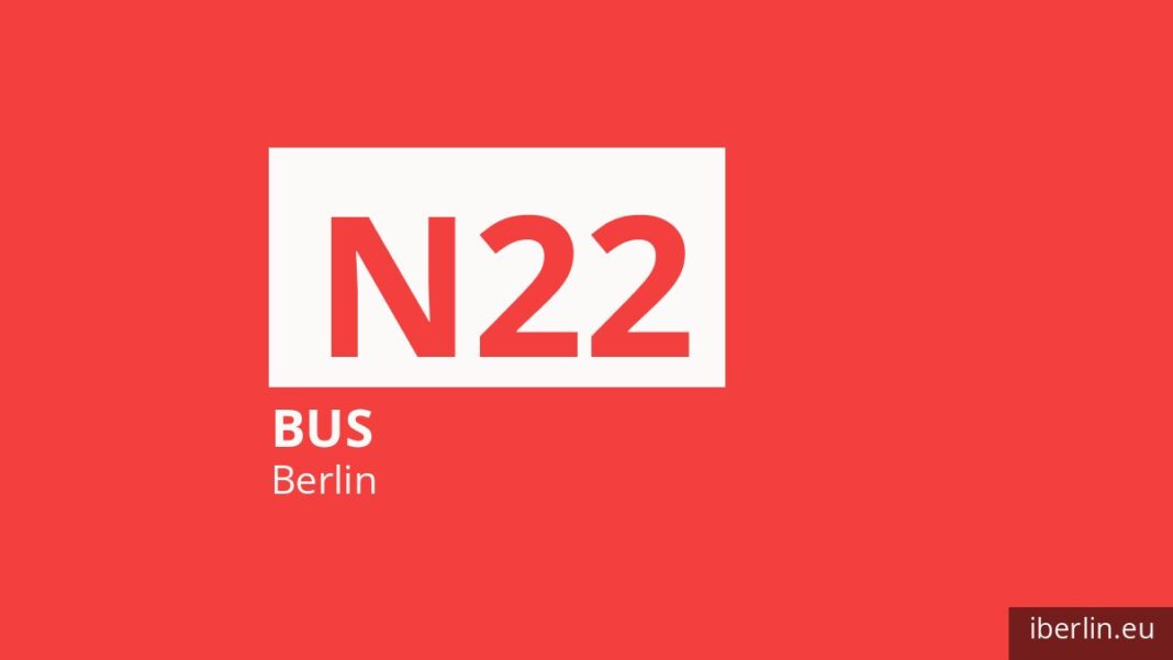 Nachtbus N22 in Berlin