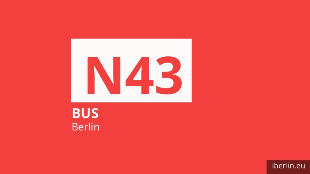 Nachtbus N43 in Berlin