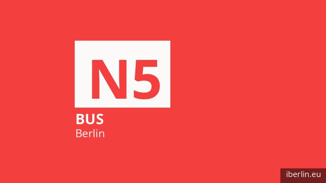 Nachtbus N5 in Berlin