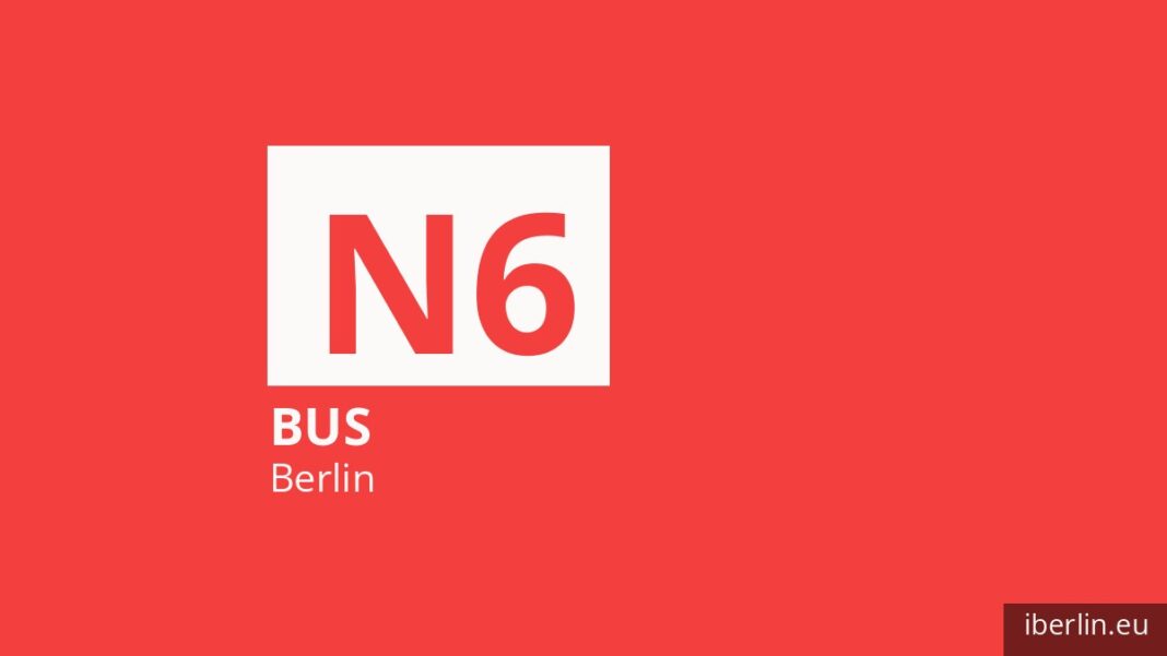 Nachtbus N6 in Berlin