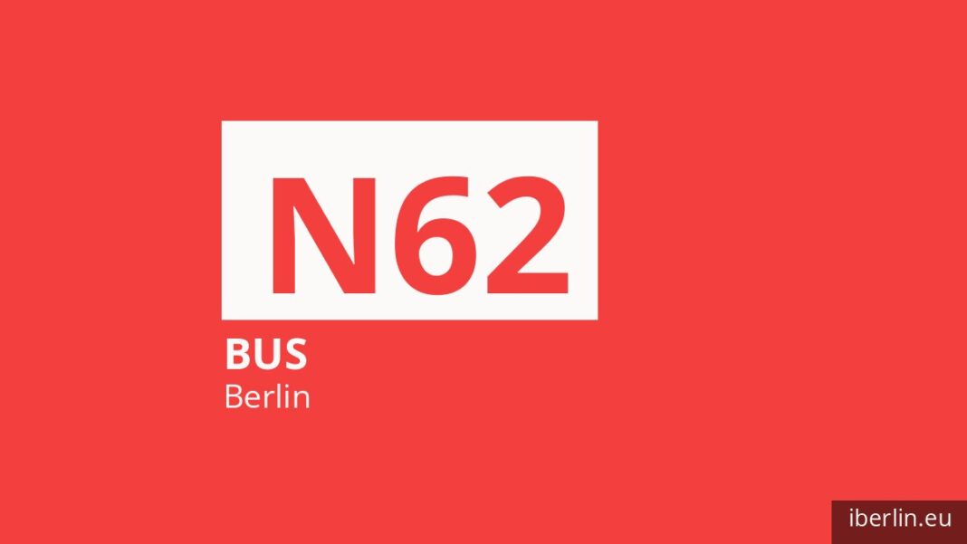 Nachtbus N62 in Berlin