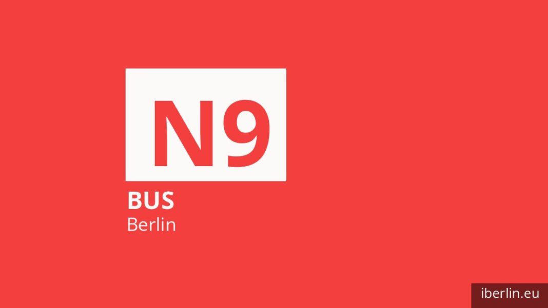 Nachtbus N9 in Berlin