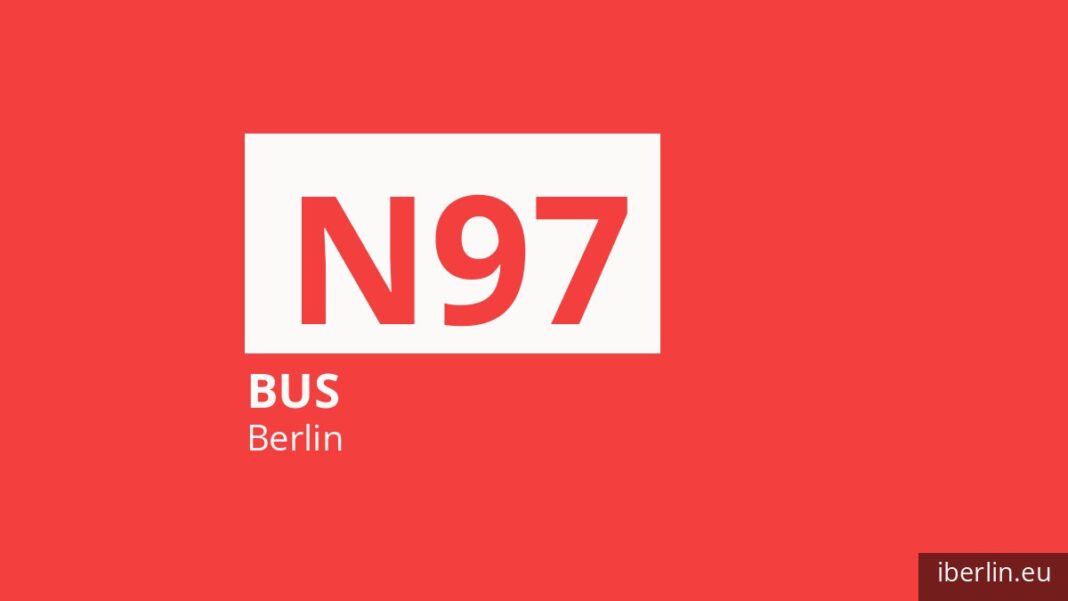 Nachtbus N97 in Berlin