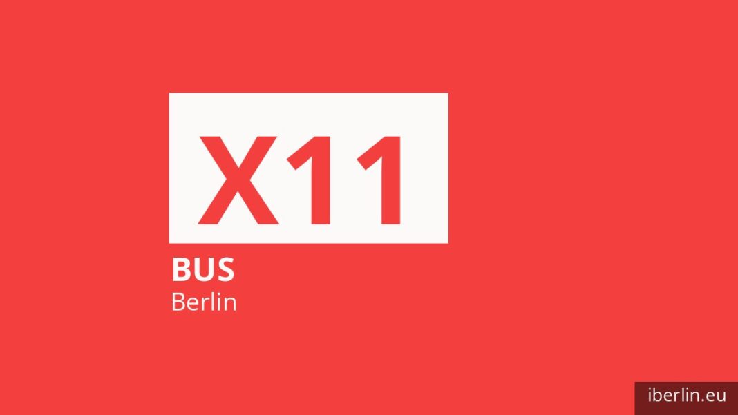 Bus X11 in Berlin