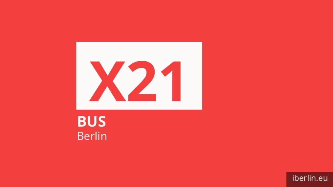 Bus X21 in Berlin