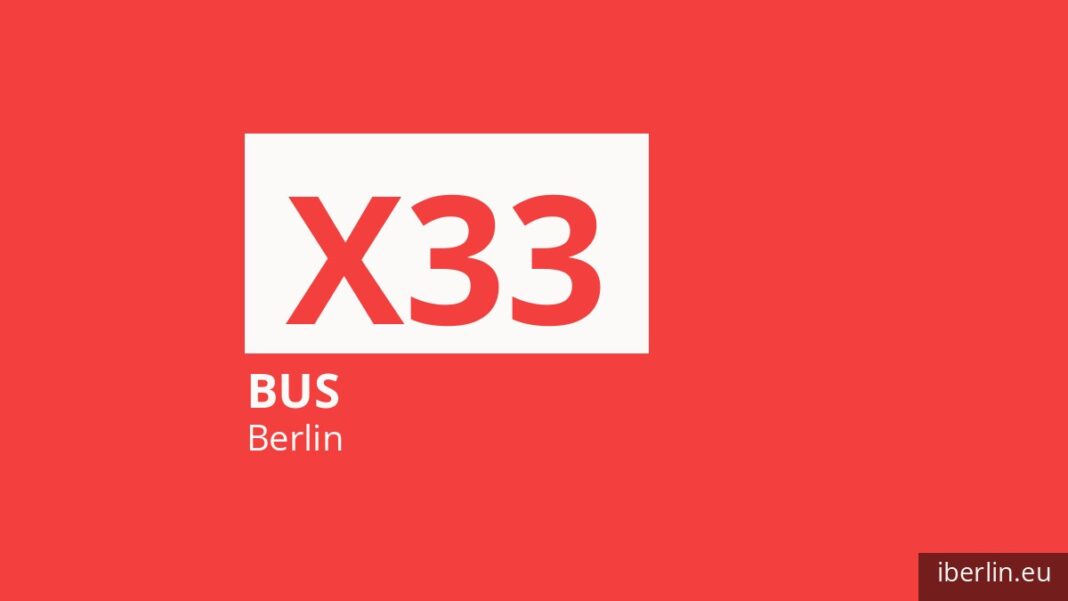 Bus X33 in Berlin