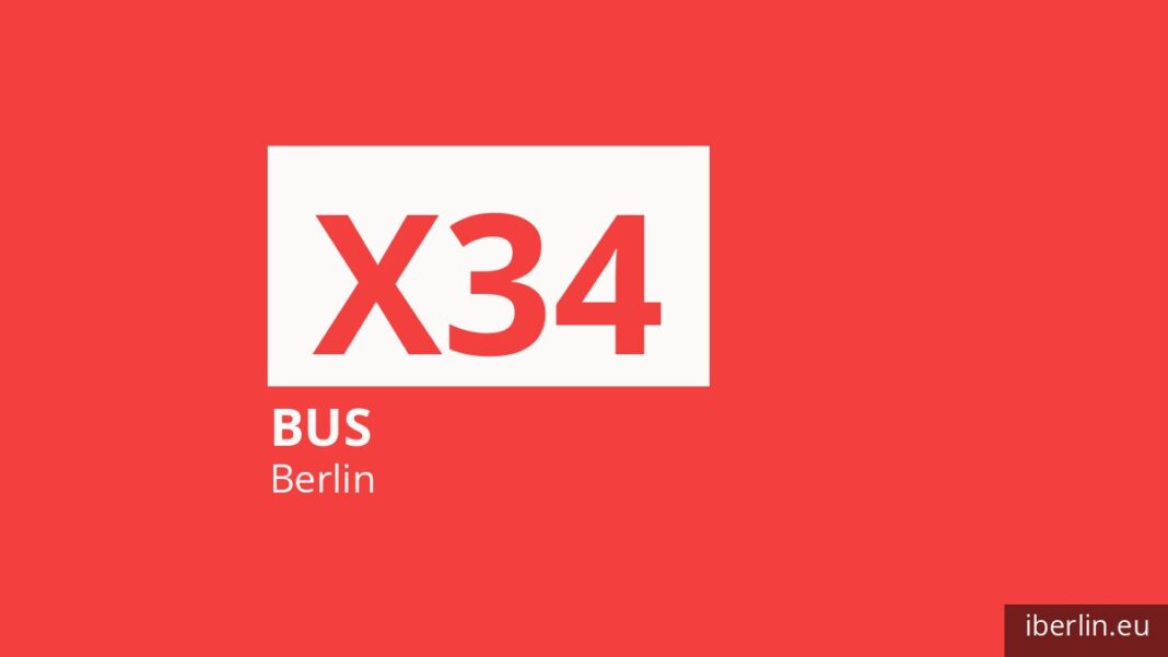 Bus X34 in Berlin