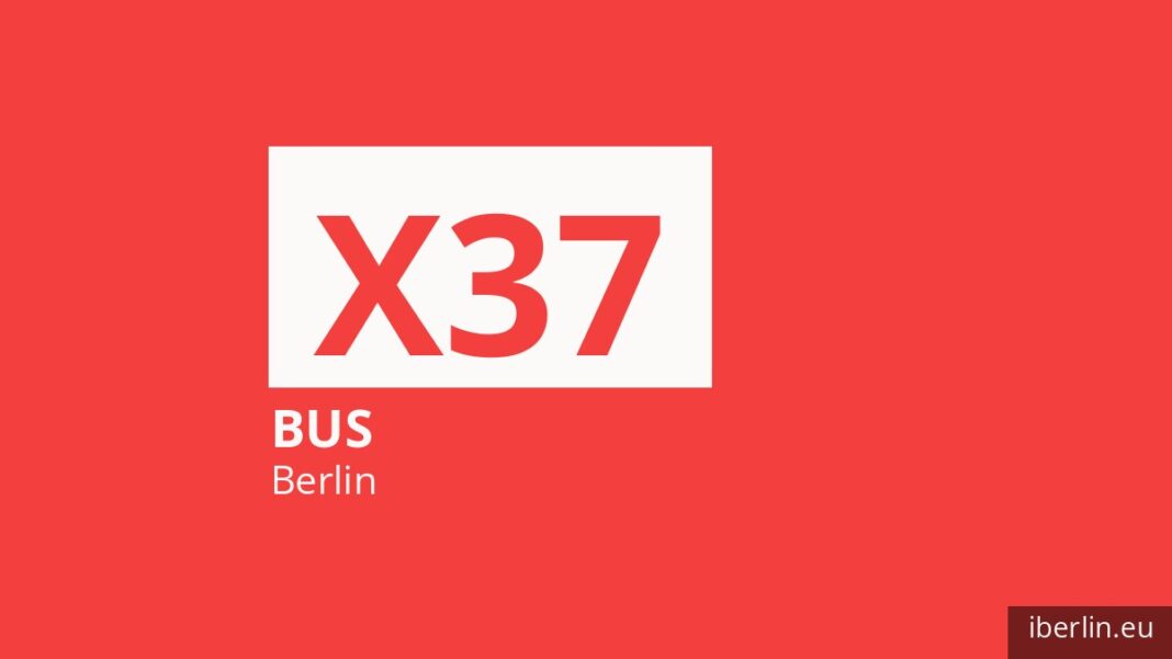 Bus X37 in Berlin