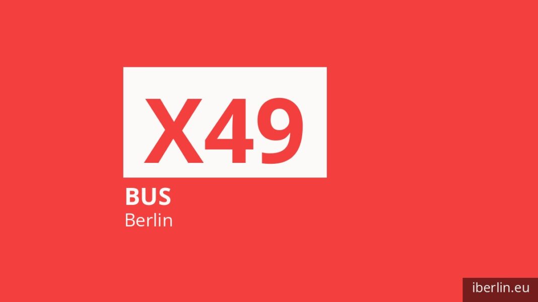 Bus X49 in Berlin